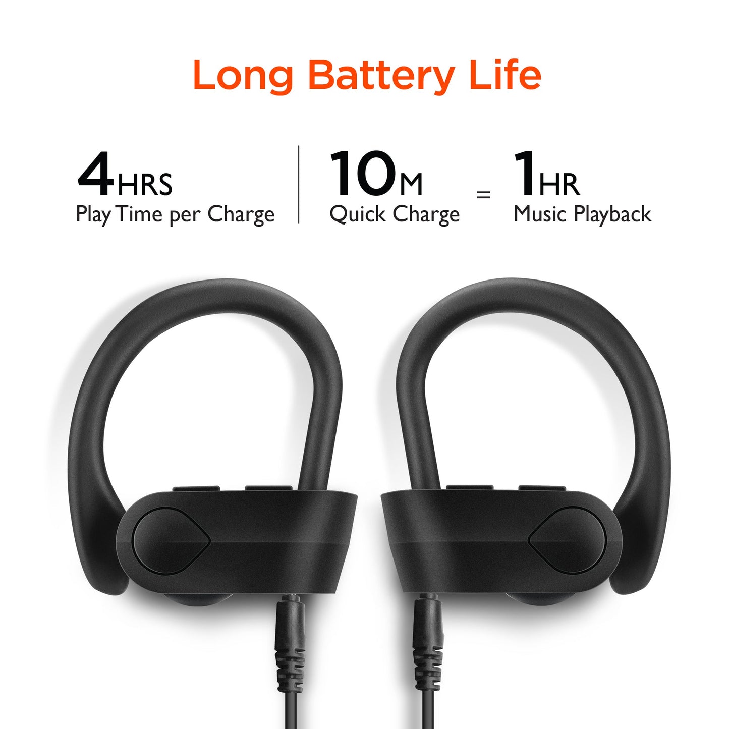 HyperGear Sport X2 True Wireless Earbuds with 4 Hours of Playtime per Charge