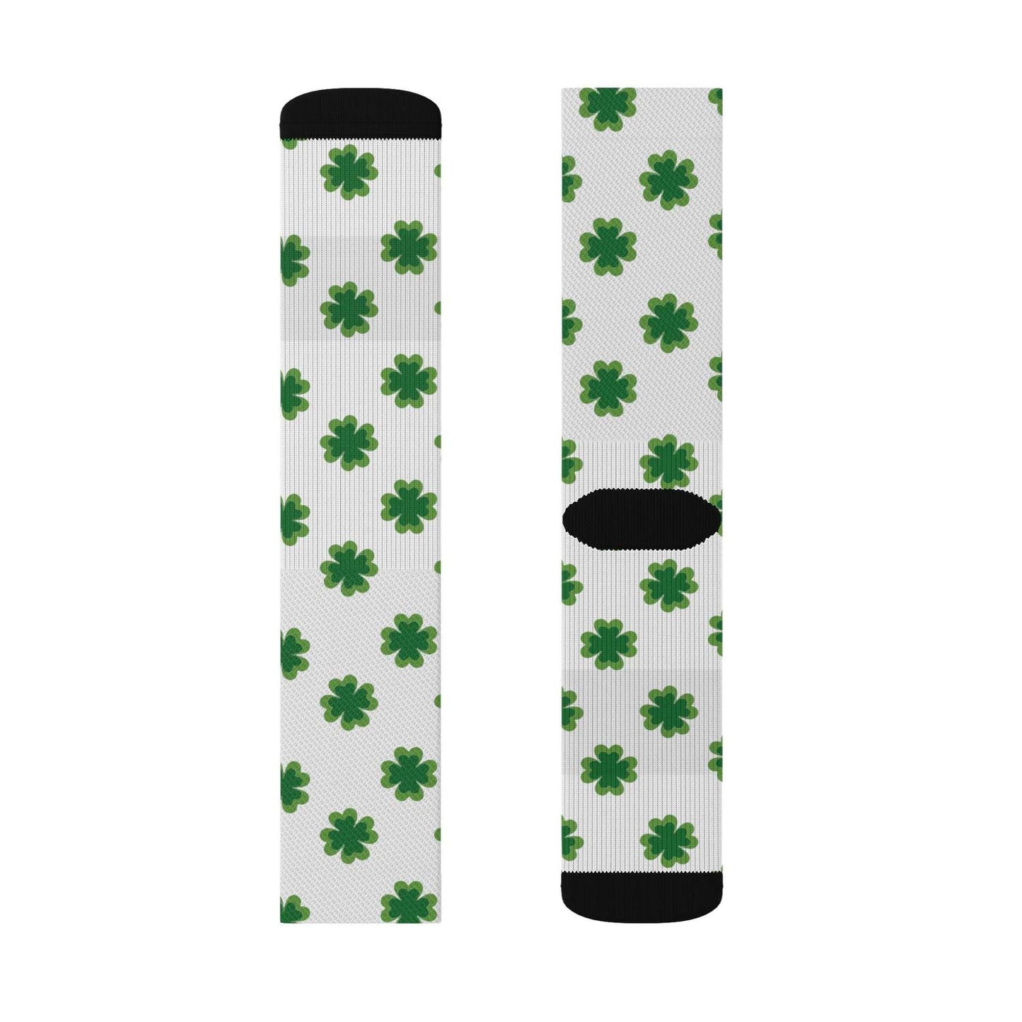 4 Leaf Clover St. Patrick's Day Irish Sublimation Socks