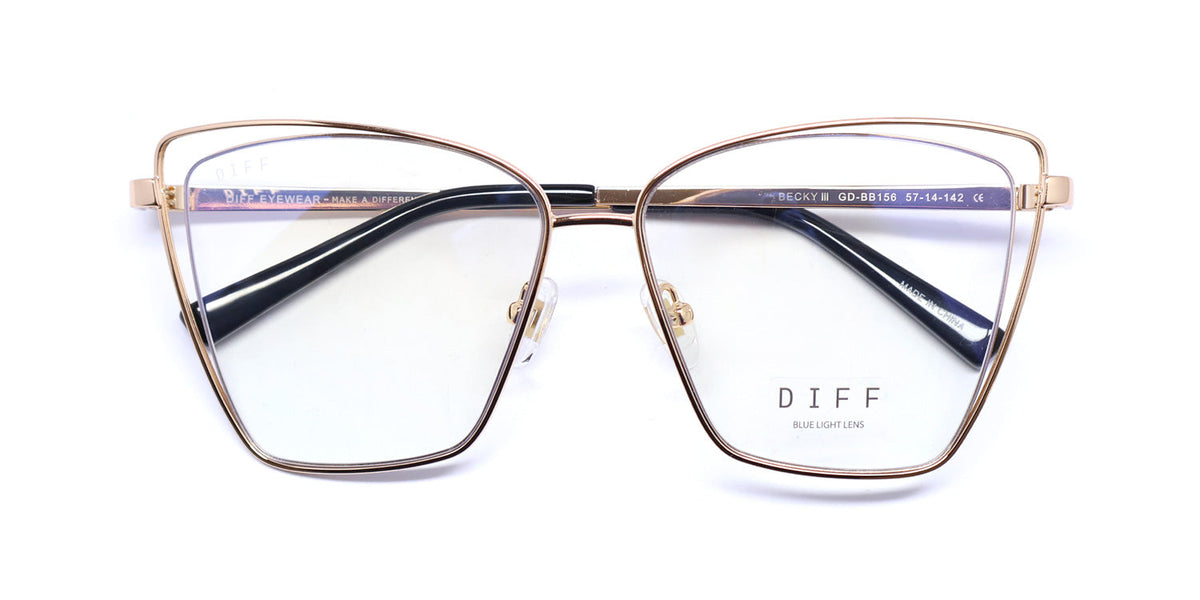 Diff Becky Iii Blue Light Lens Eyeglasses