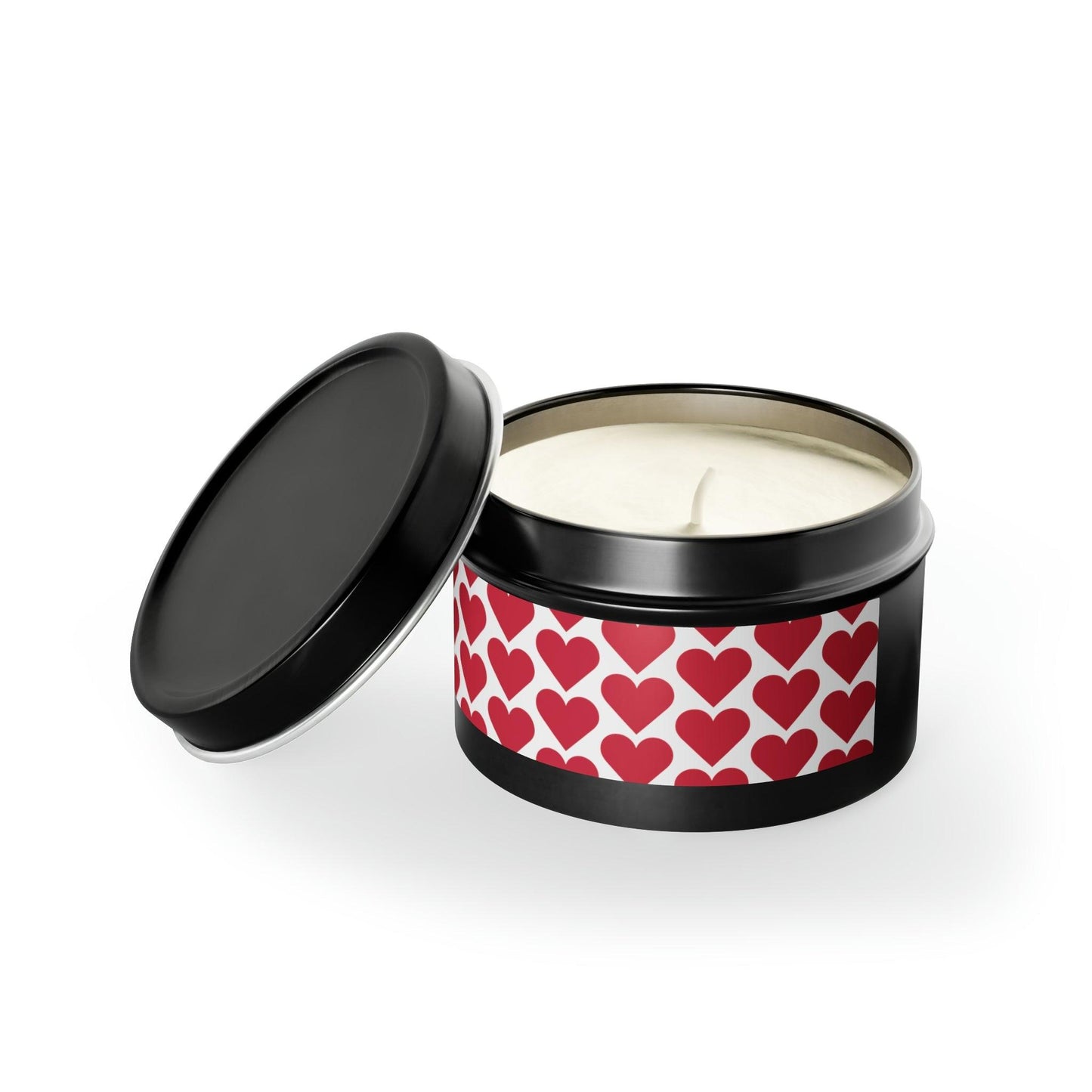 Valentine’s Day Hearts Tin Aromatherapy Candles