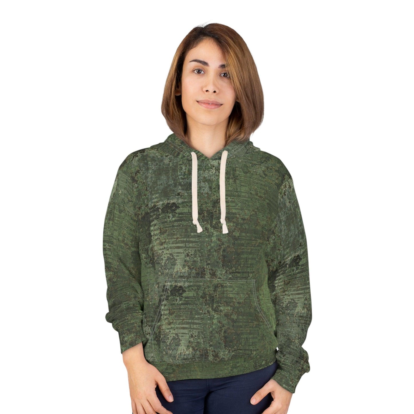 Dirty Green Camo Army Unisex Pullover Hoodie