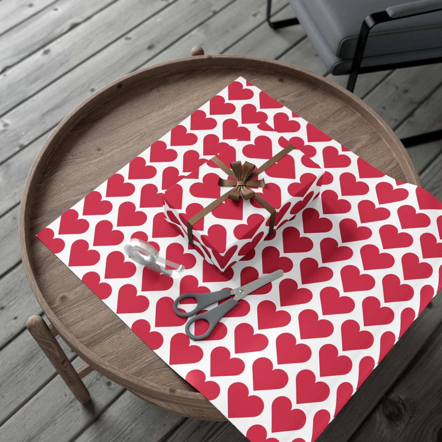 Valentine’s Day Heart Gift Wrap Papers