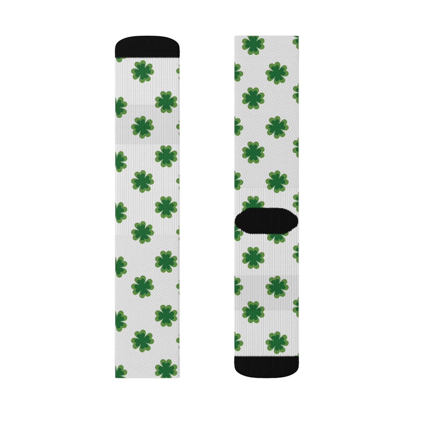 4 Leaf Clover St. Patrick's Day Irish Sublimation Socks