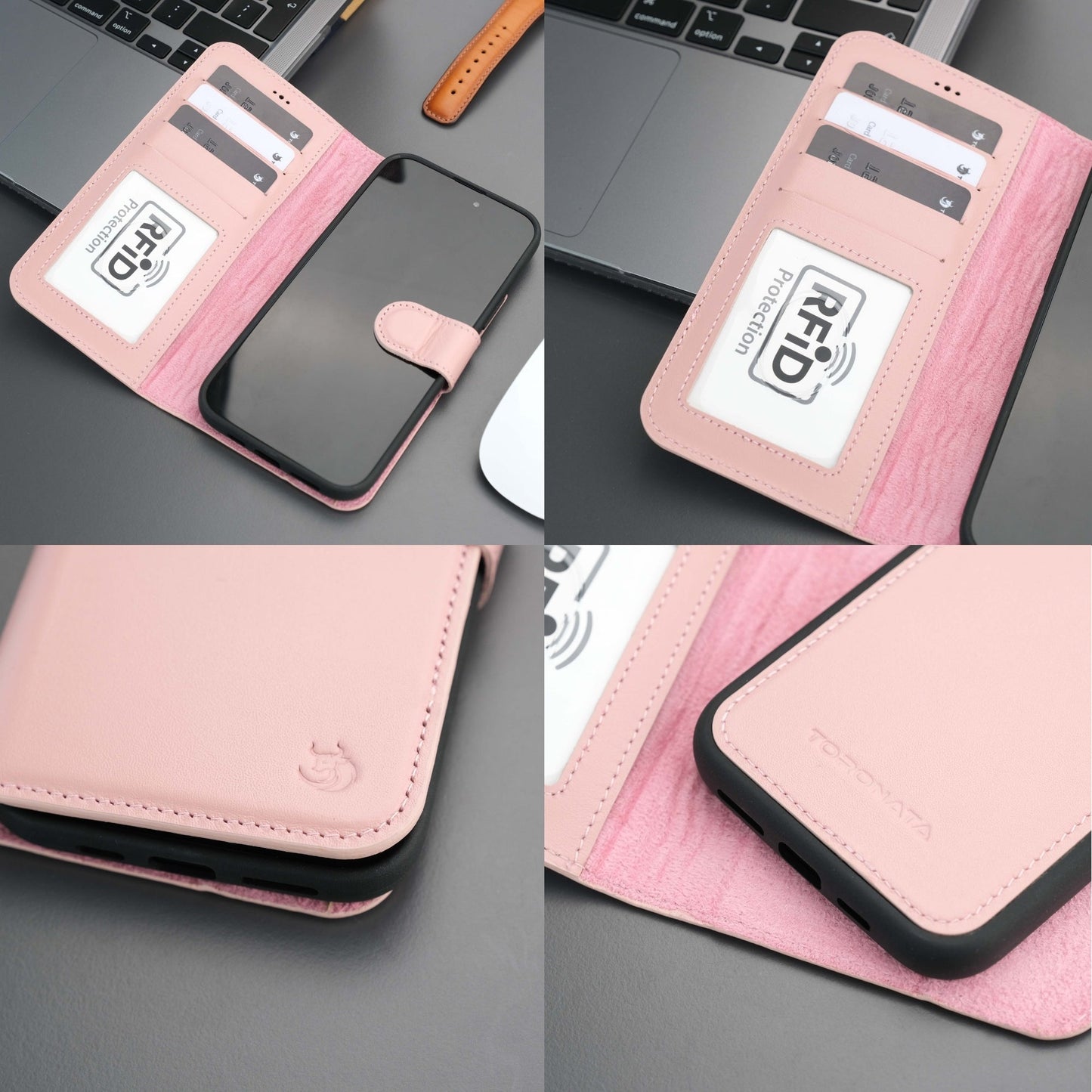 Casper Leather iPhone 14 Plus Wallet Case | MagSafe