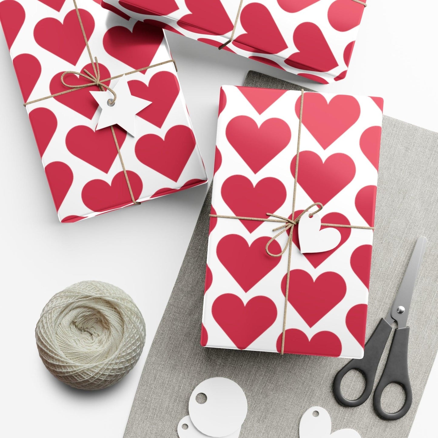 Valentine’s Day Heart Gift Wrap Papers