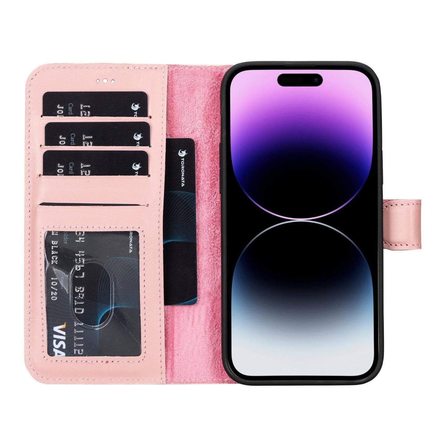 Casper iPhone 14 Series Detachable Leather Wallet Case