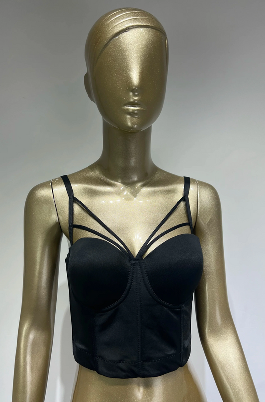 Heatwave V-Neck Street Camisole – Designer Cotton Crop Top for Women (5-Color Summer Edition)