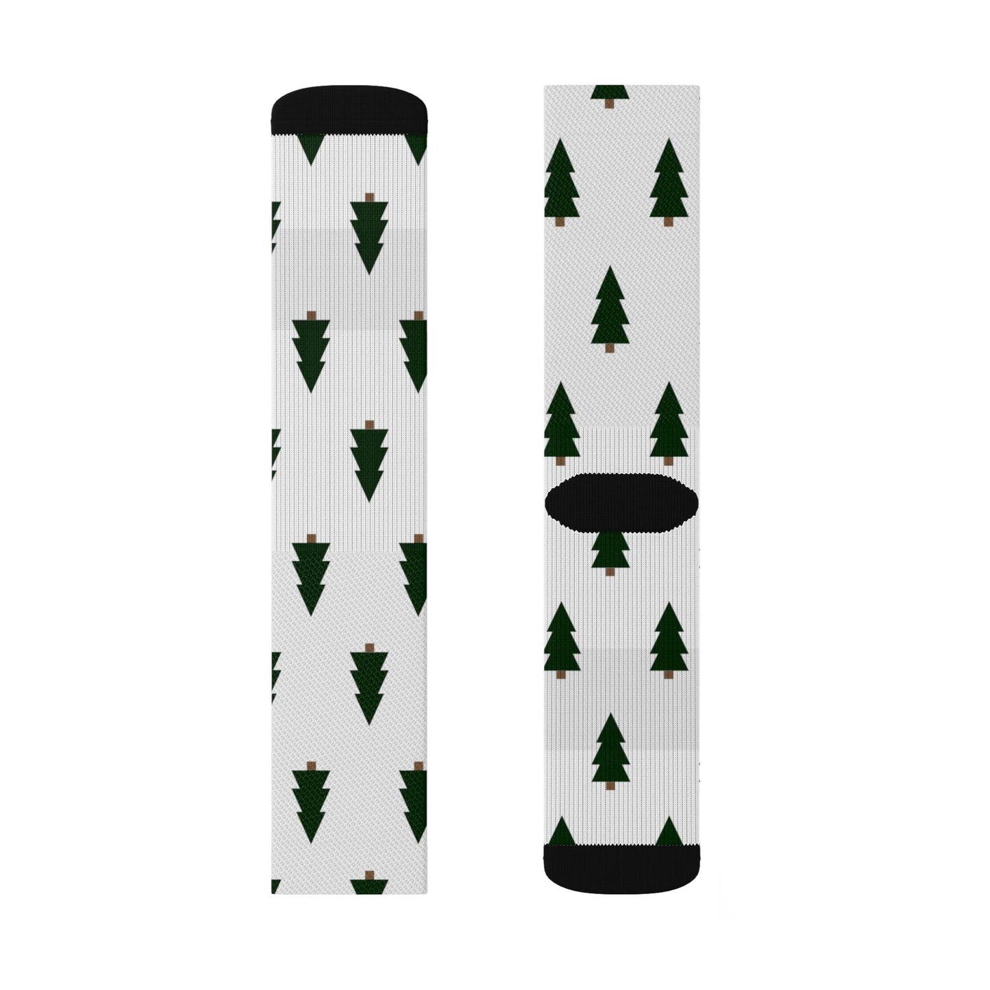 Christmas Trees Sublimation Socks
