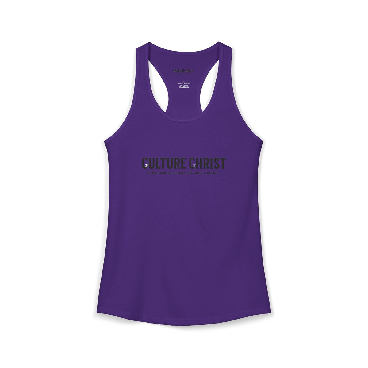 Women's Ideal Racerback Tank, wear your faith