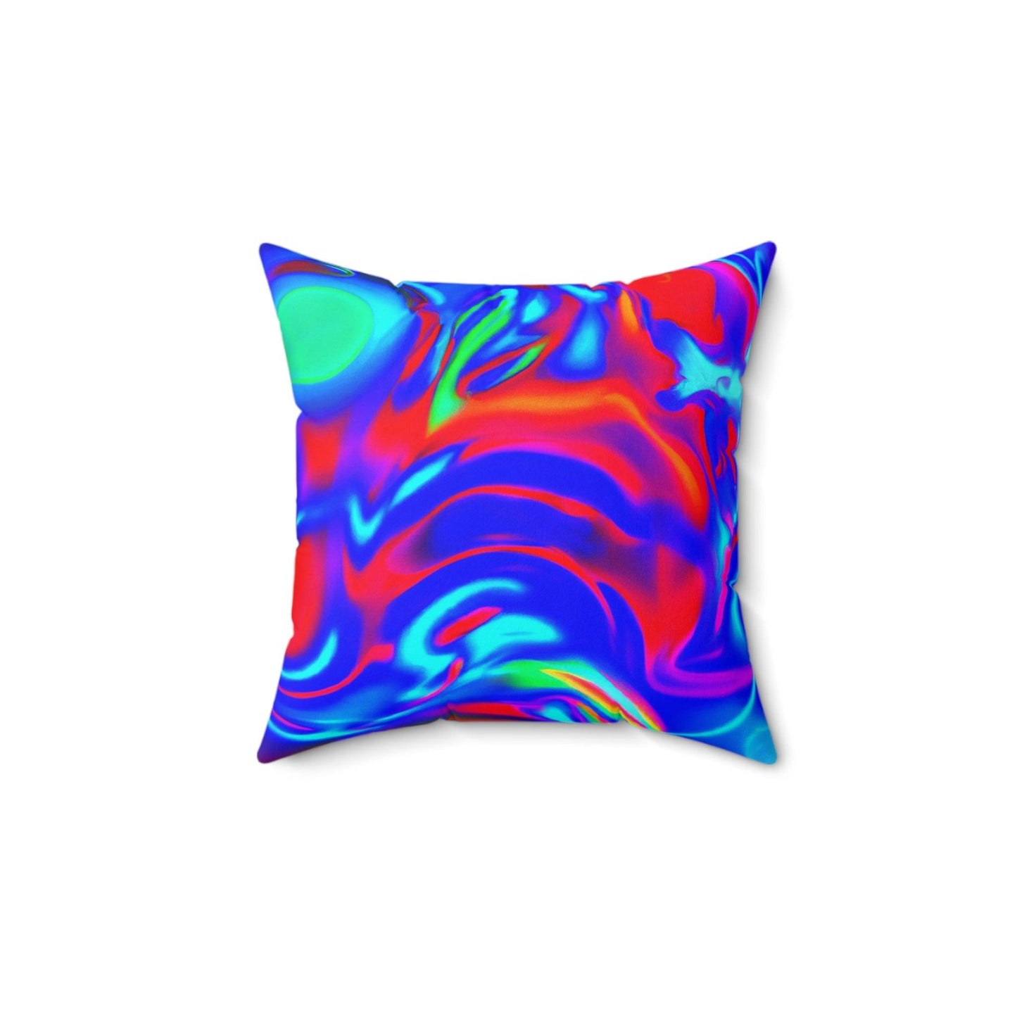 Neon Love Spun Polyester Square Pillow