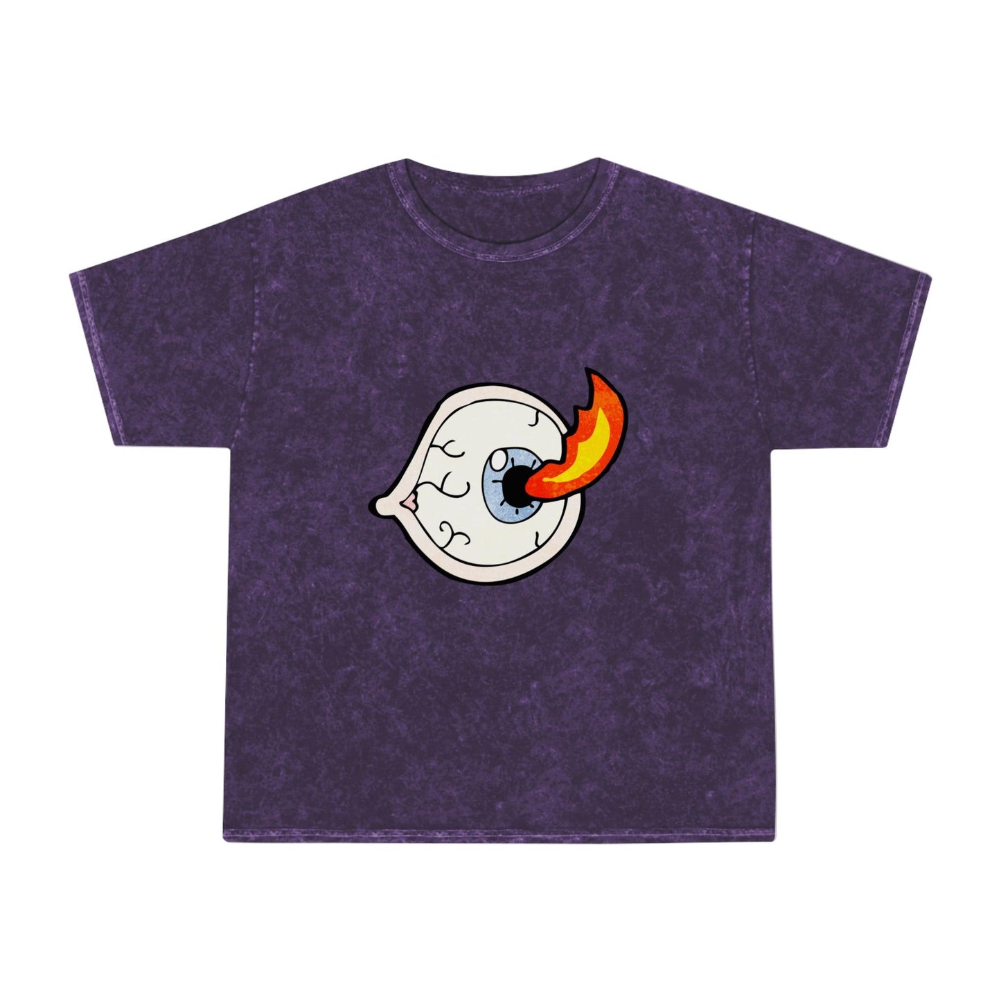 Eyeball Torch Unisex Mineral Wash T-Shirt