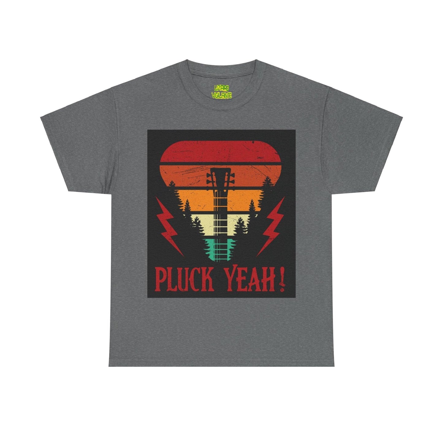 Pluck Yeah! Riff-Ripper Neck Tee – Loud Threads for Louder Licks