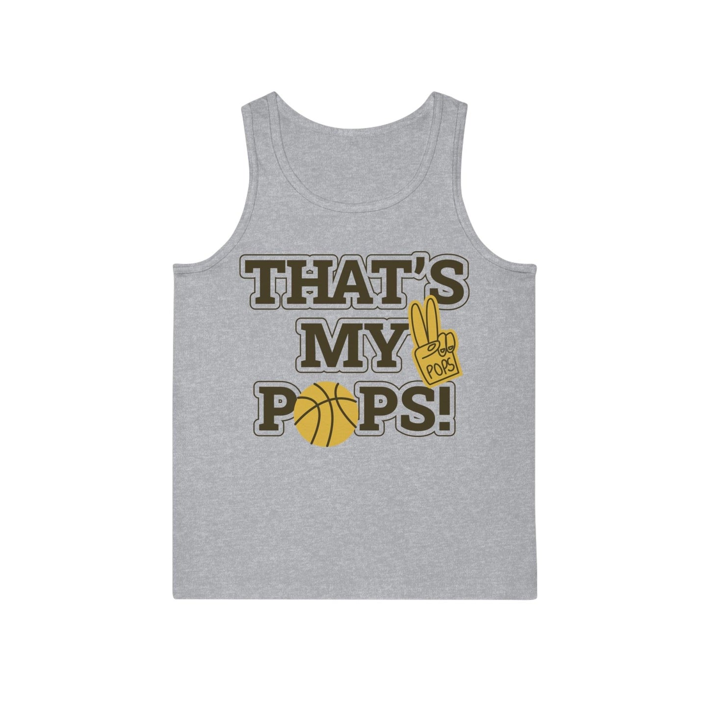 That's My Pops Basketball Unisex Softstyle™ Tank Top