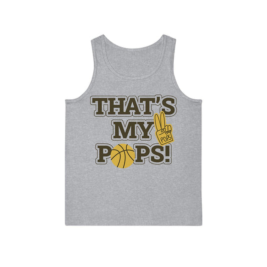 That's My Pops Basketball Unisex Softstyle™ Tank Top