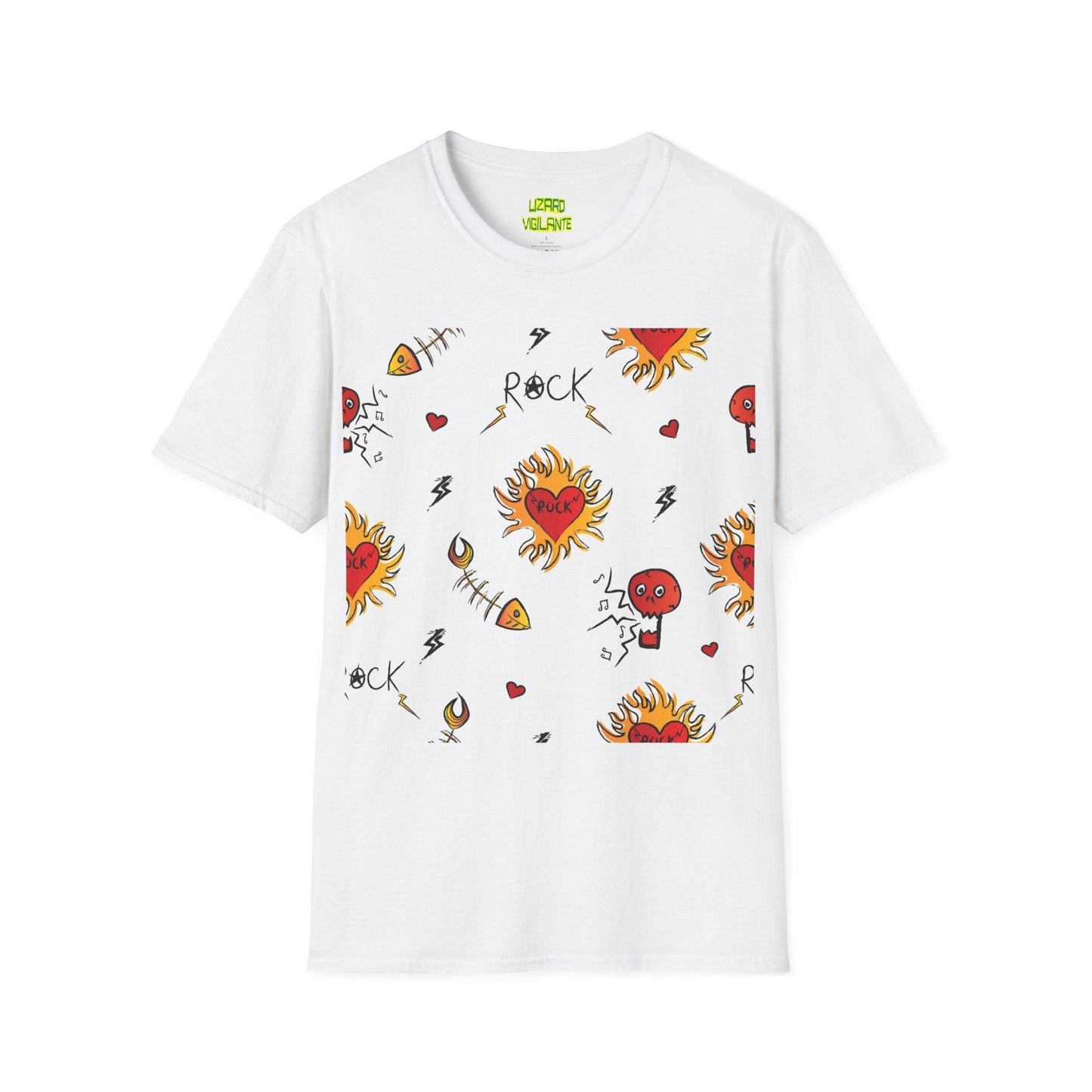 Rock Drawings Unisex Softstyle T-Shirt