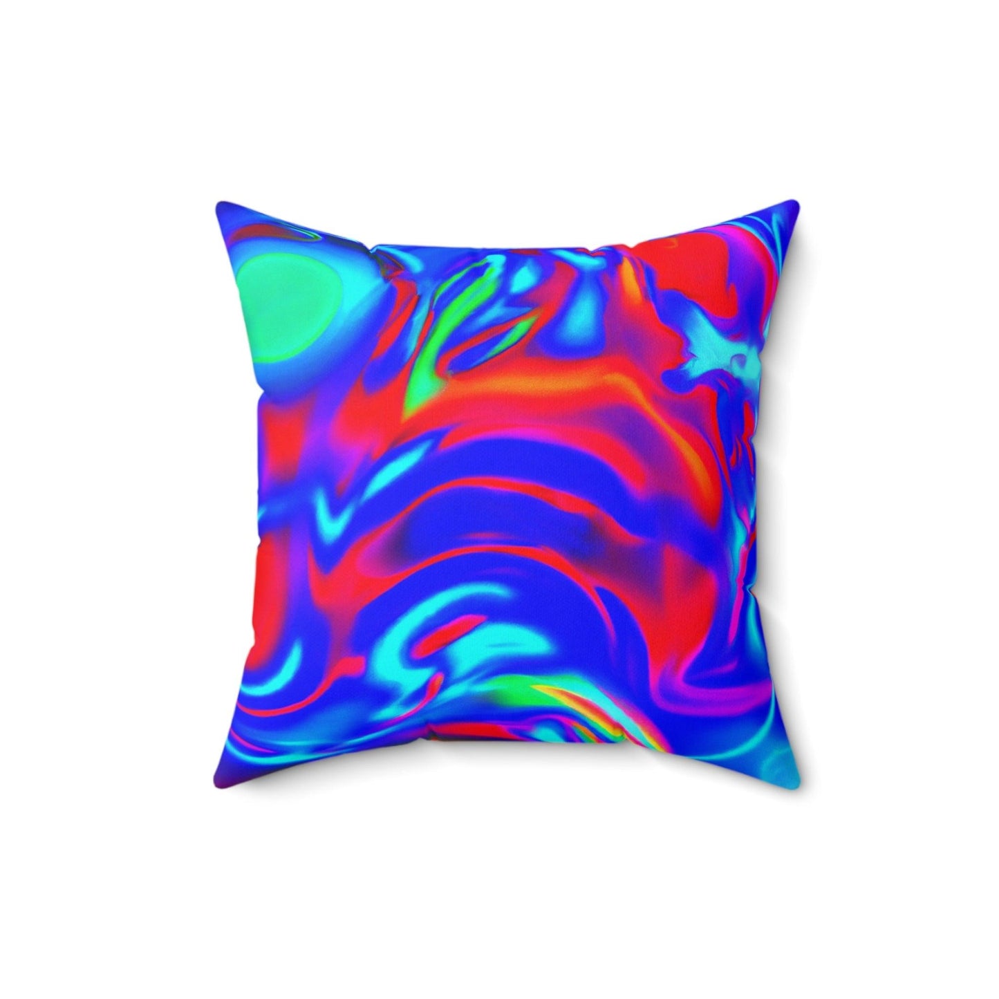 Neon Love Spun Polyester Square Pillow