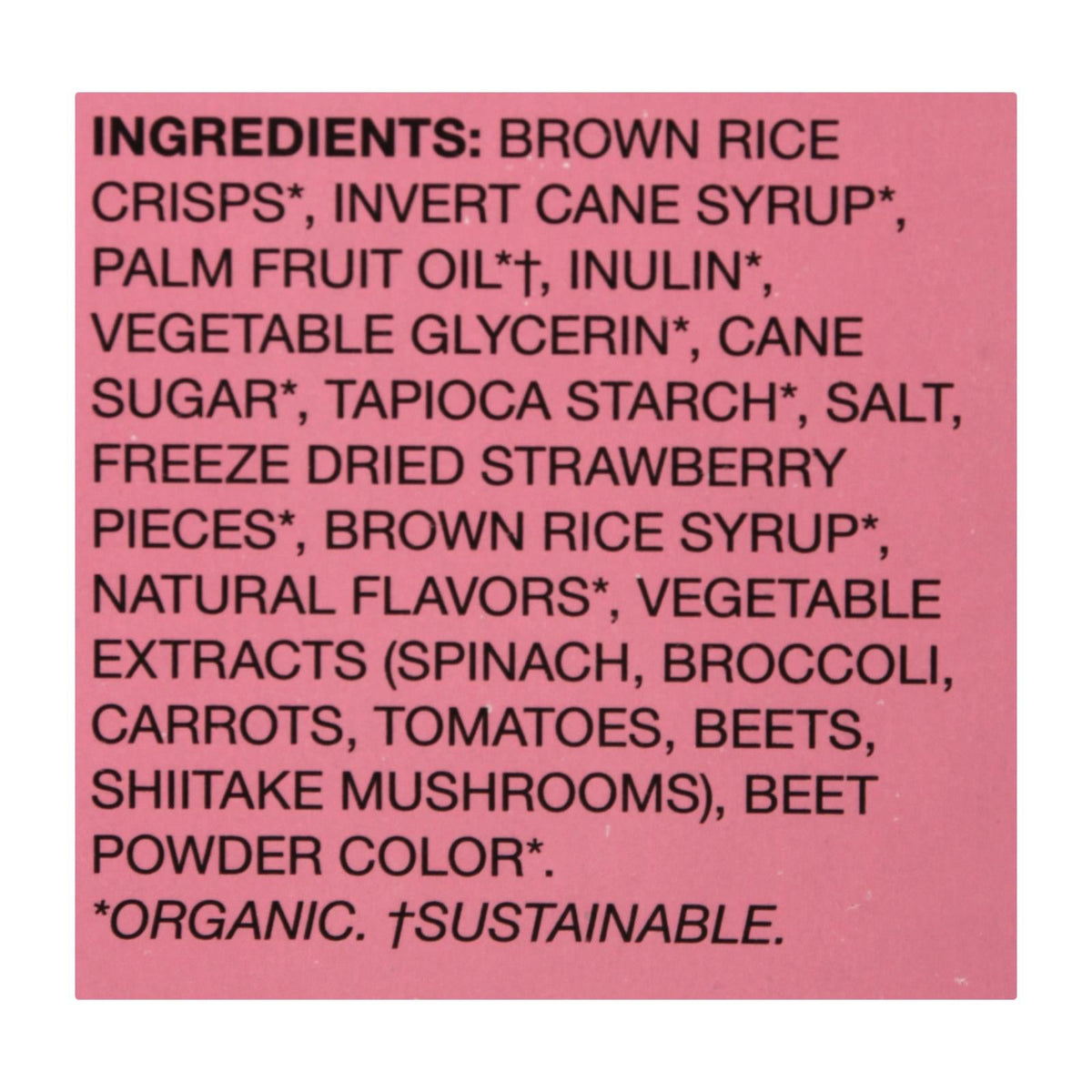 Made Good - Crispy Sqrs Straw - Case of 6 - 4.68 OZ