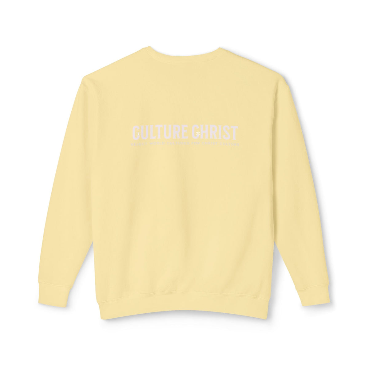 Culture Christ Crewneck Sweatshirt — Minimal Christian Faith Pullover