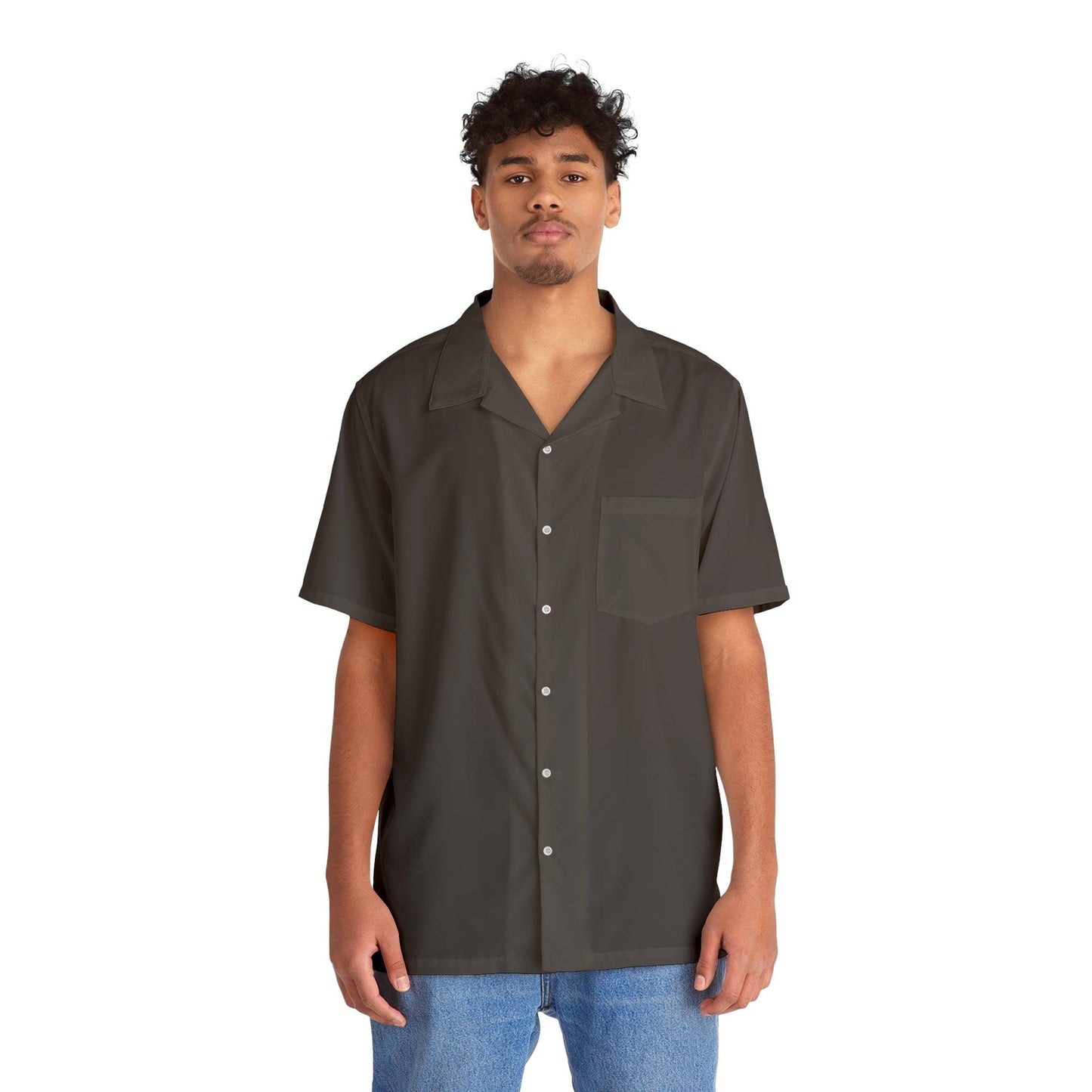 Men's Hawaiian Shirt - Black