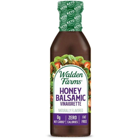 WALDEN FARMS: Honey Balsamic Vinaigrette - 12 Oz | Delicious & Healthy