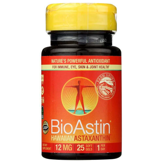 NUTREX: BioAstin Hawaiian Astaxanthin Dietary Supplement Nature's Strongest Antioxidant, 25 Sg