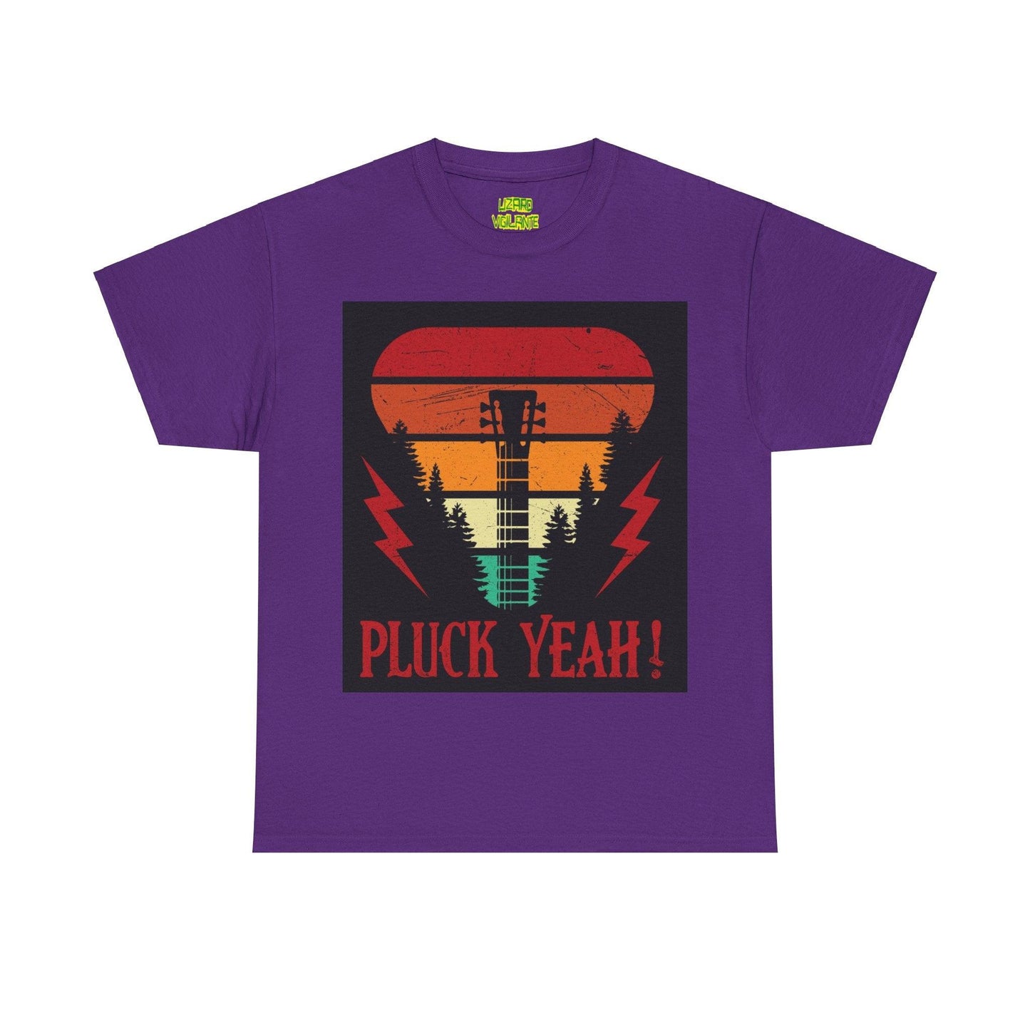Pluck Yeah! Riff-Ripper Neck Tee – Loud Threads for Louder Licks