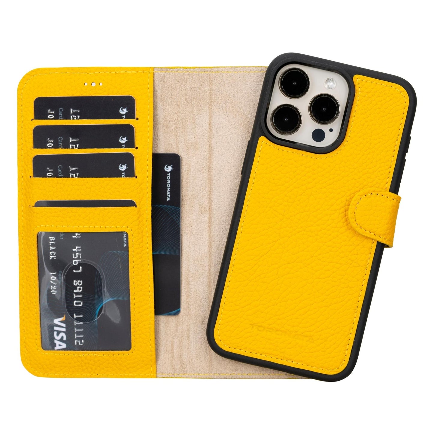 Casper iPhone 14 Series Detachable Leather Wallet Case