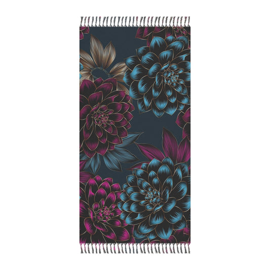 Deep Floral Boho Beach Cloth