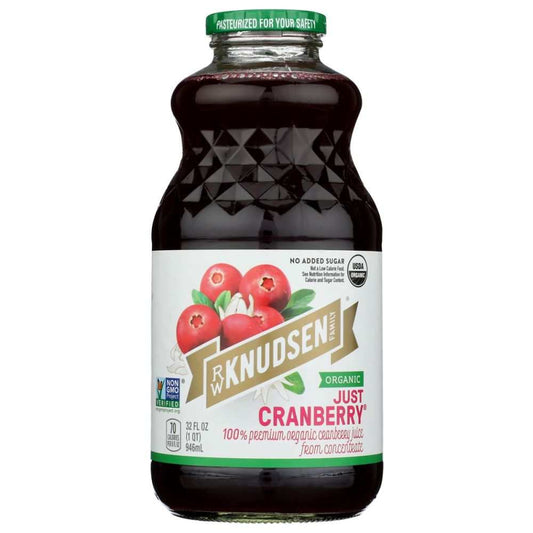R.W. Knudsen: Family Just Cranberry Juice Organic -32oz |Fresh|Natural