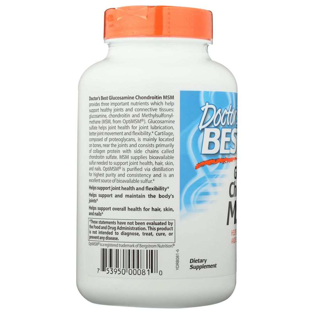 Doctor's Best Glucosamine Chondroitin MSM - Support Healthy Joints