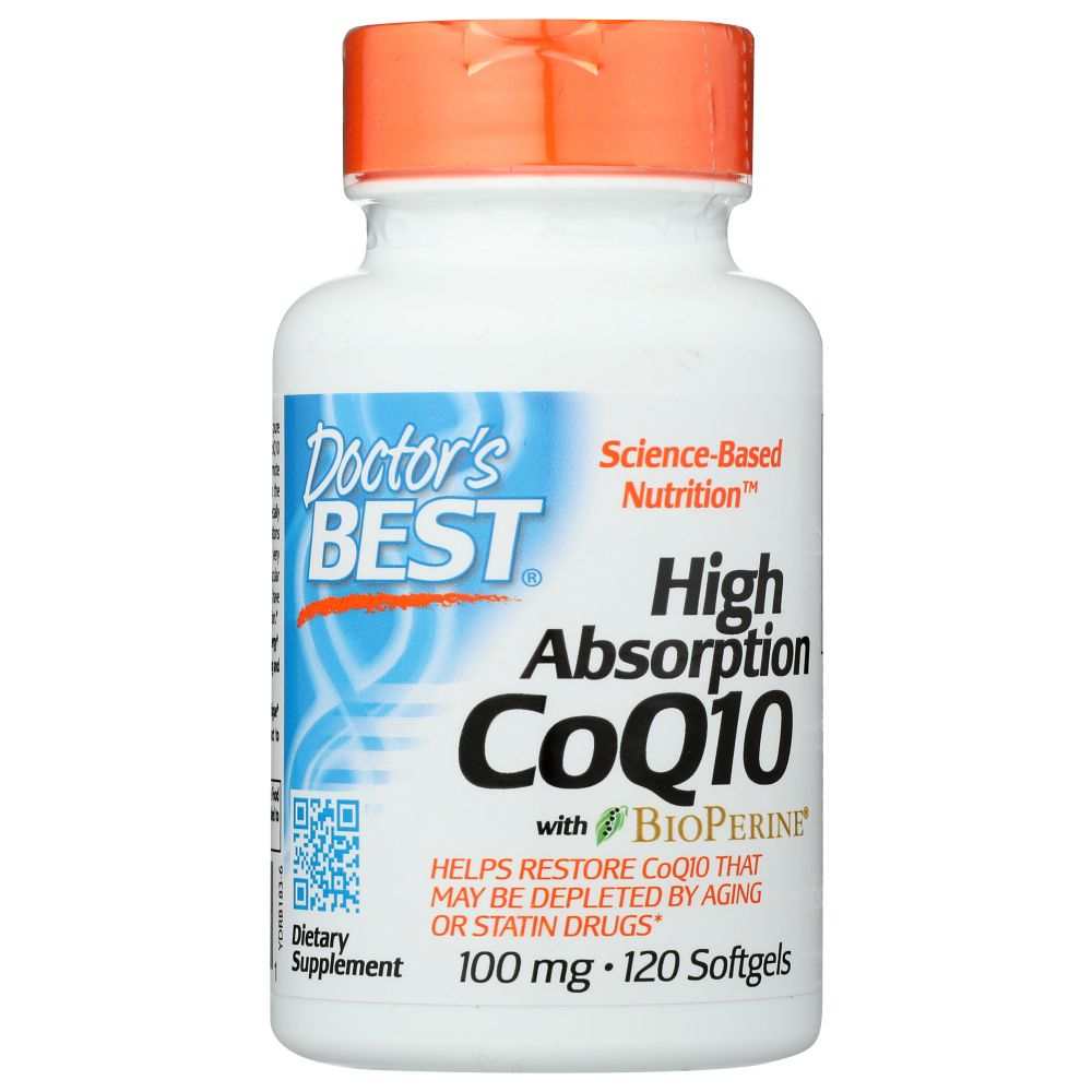 Doctors Best - 100Mg | Heart & Energy Support – CoQ10 | 120 Softgels