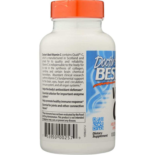Vitamin C  - Doctor's Best 1000mg with Qc - 120VC - Quality Supplement