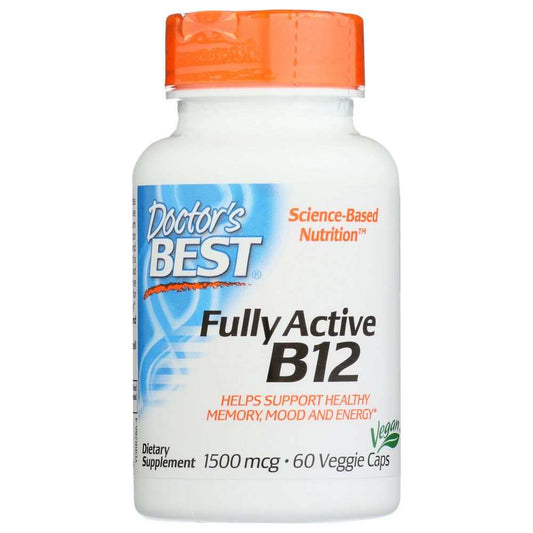 Doctor's Best Fully Active B12 -Supports Energy, Nervous System & Mood