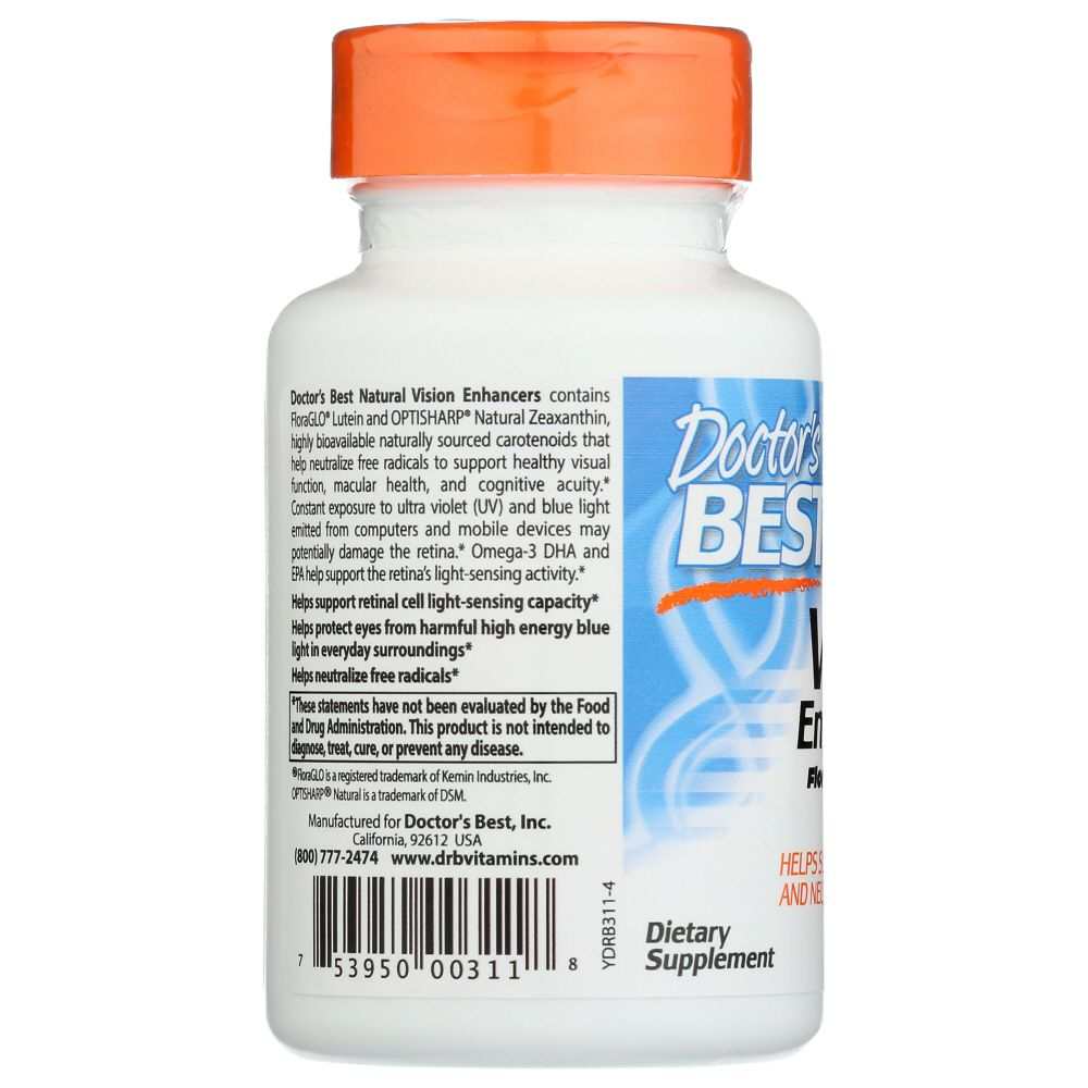 DOCTORS BEST: Natural Vision Enhancers, 60 sg