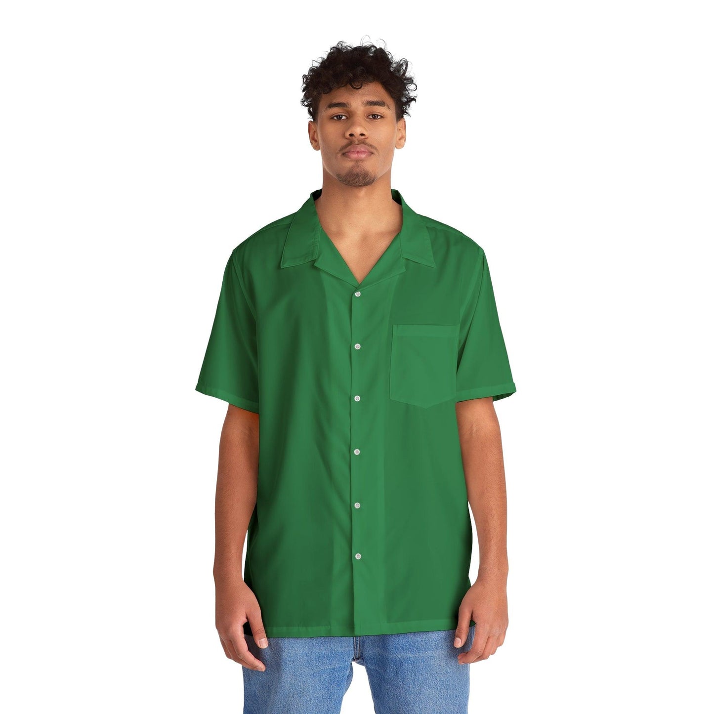 Men's Hawaiian Shirt - Green