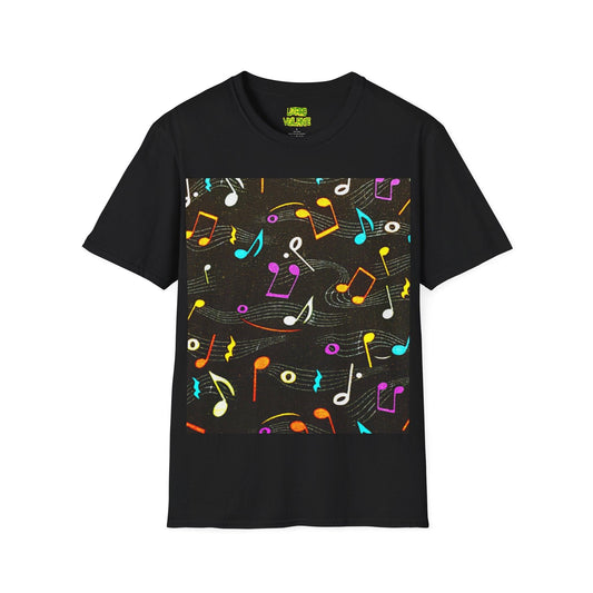 Musical Notes Unisex Softstyle T-Shirt