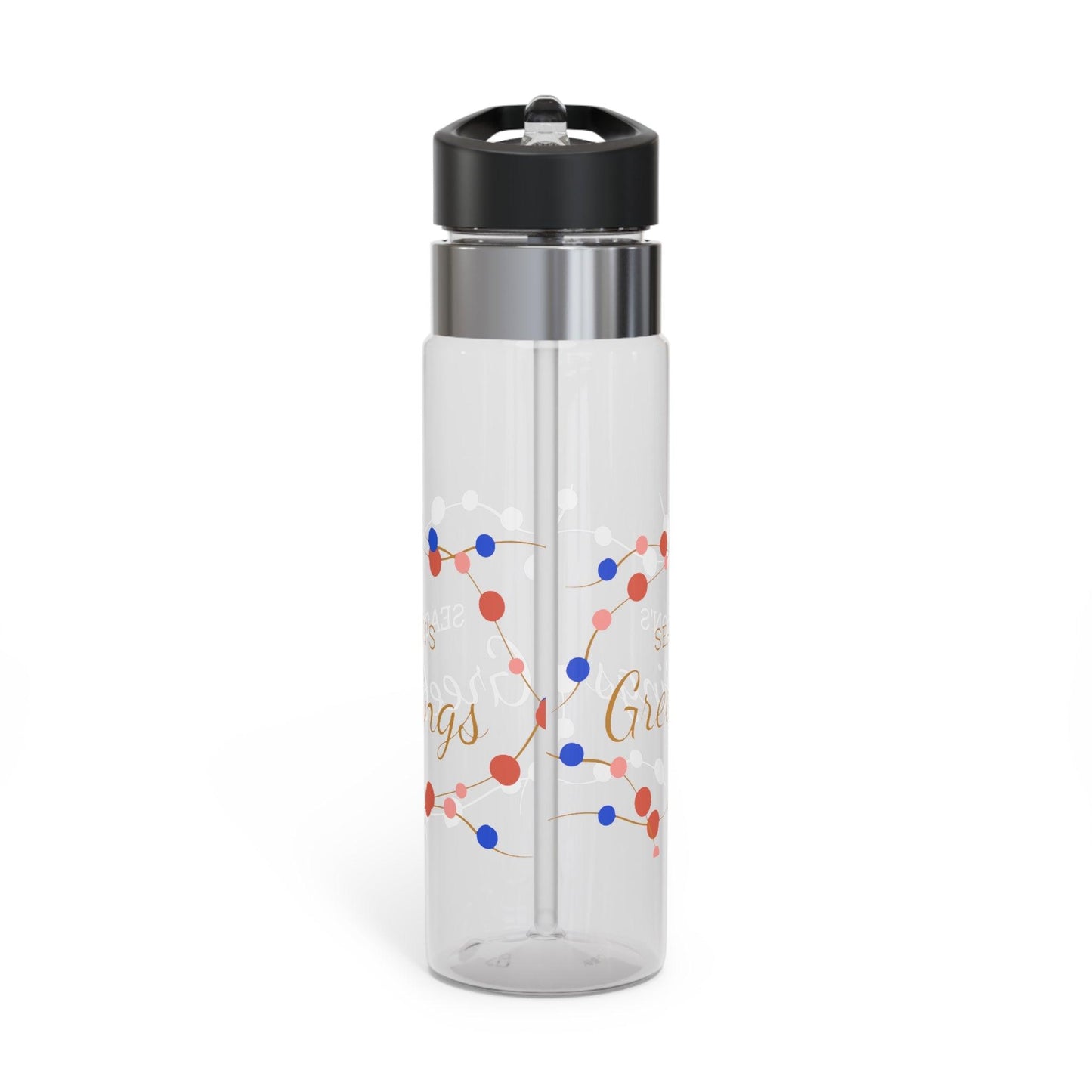 Season's Greetings With Strings Of Colored Christmas Holiday Lights Kensington Tritan™ Sport Bottle, 20oz