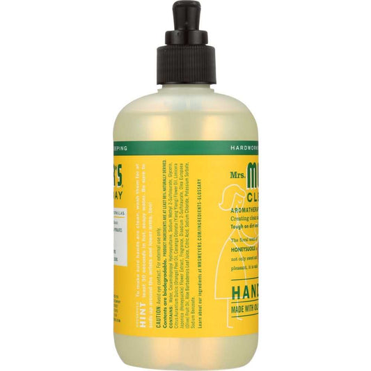 MRS. MEYER'S: Clean Day Liquid Hand Soap Honeysuckle Scent, 12.5 oz