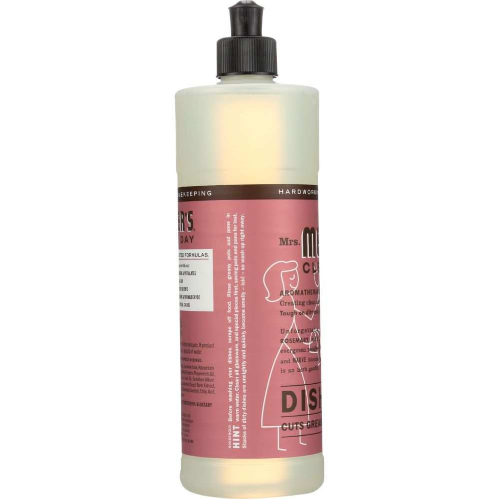 MRS. MEYER'S: Clean Day Liquid Dish Soap Rosemary Scent, 16 Oz