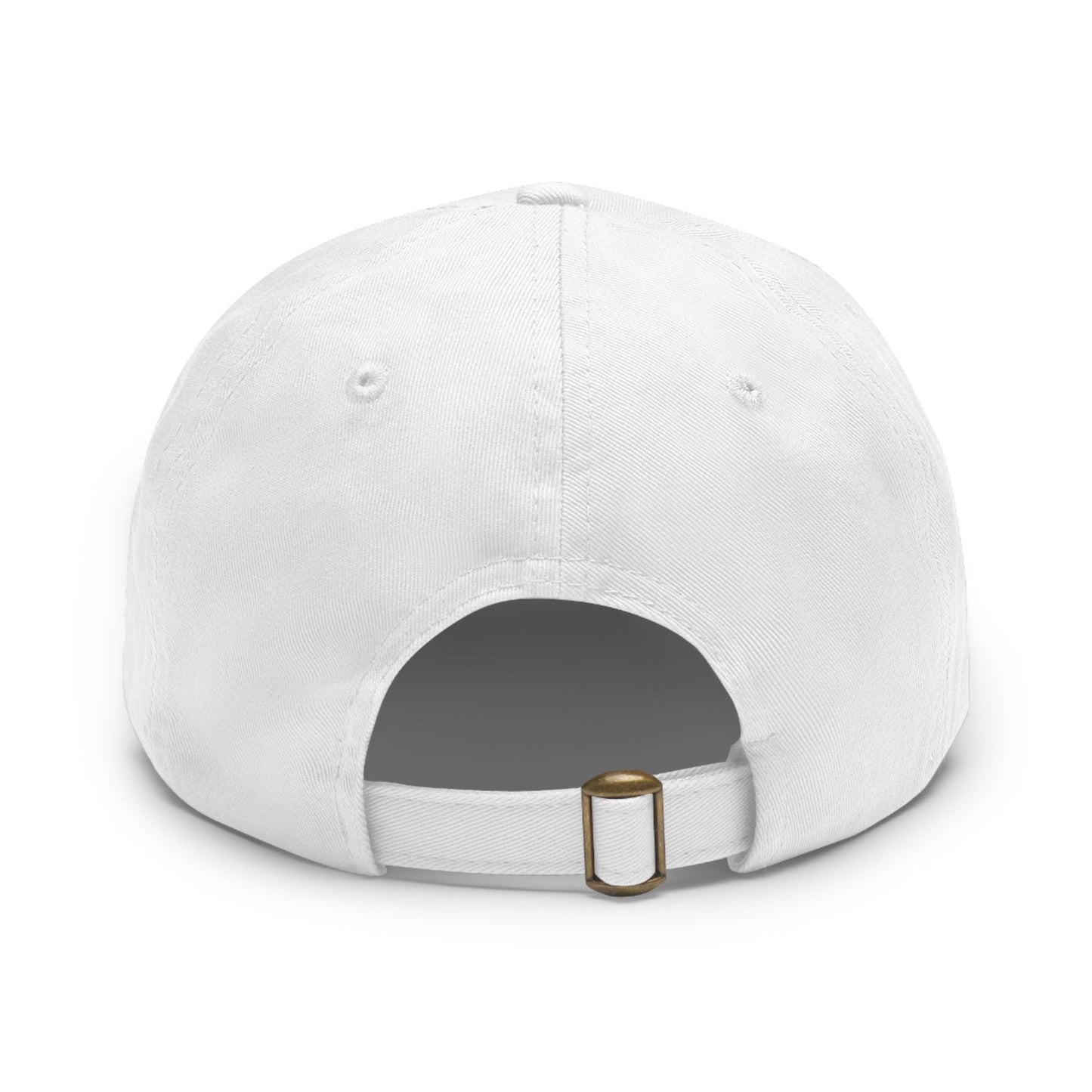 I HAT PEOPLE! Dad Hat with Leather Patch (Round)
