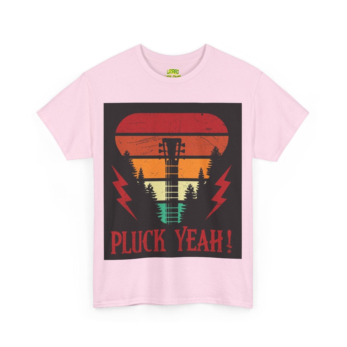 Pluck Yeah! Riff-Ripper Neck Tee – Loud Threads for Louder Licks