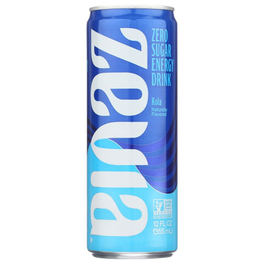 ZEVIA: Energy Kola Zero Calorie, 12 oz