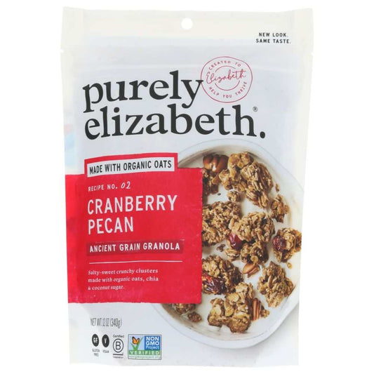 PURELY ELIZABETH: Cranberry Pecan Ancient Grain Granola, 12 oz