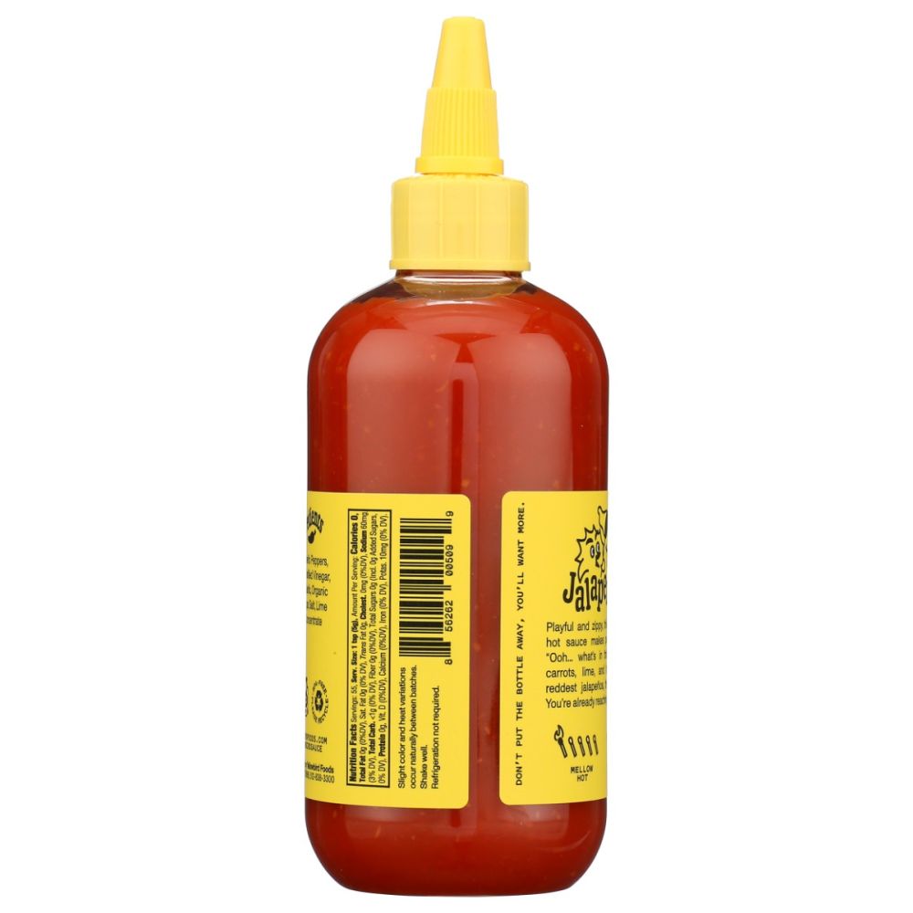 YELLOWBIRD SAUCE: Jalapeno Chili Sauce, 9.8 oz