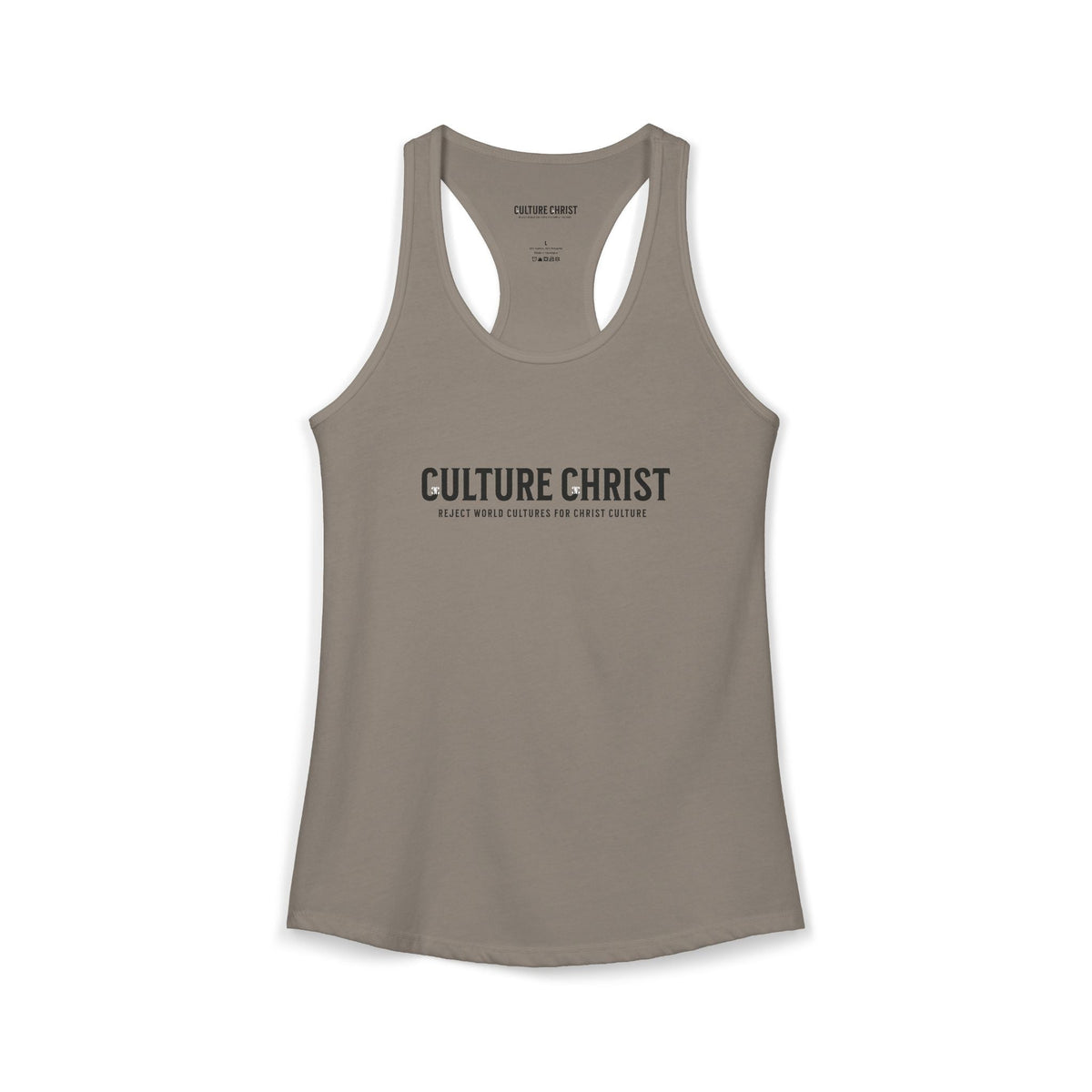 Women's Ideal Racerback Tank, wear your faith