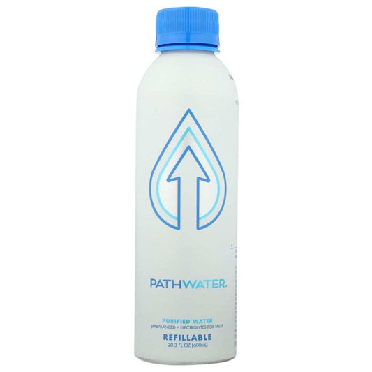 PATHWATER: Purified Water Aluminum Bottle, 20.3 oz