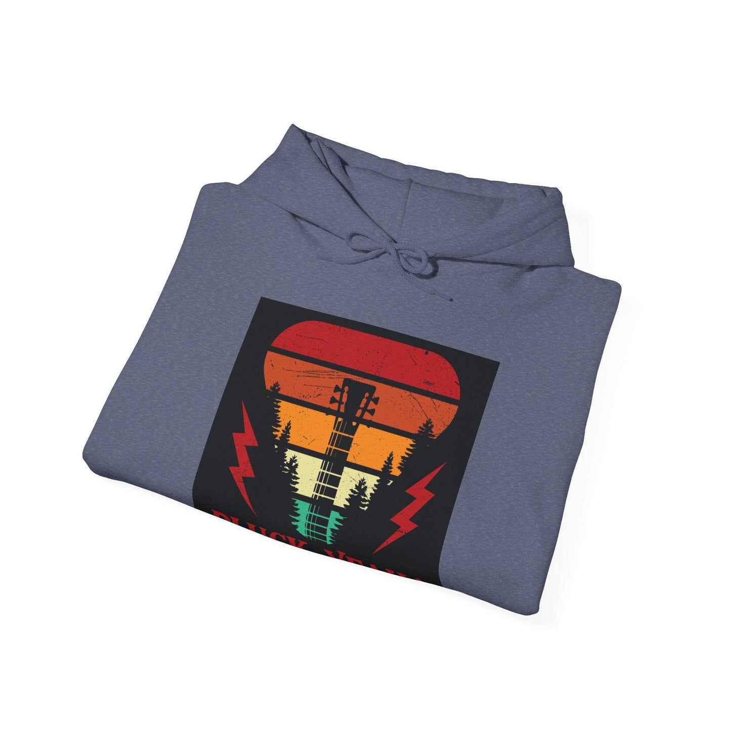 Pluck Yeah! Guitar Neck Unisex Heavy Blend™ Hooded Sweatshirt