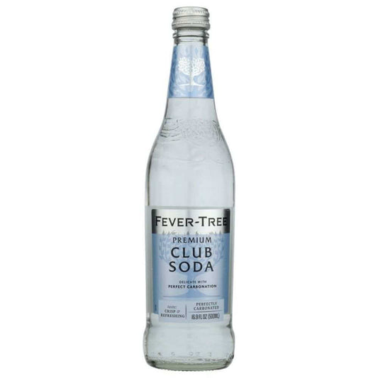 FEVER TREE: Premium Club Soda, 16.9 fo
