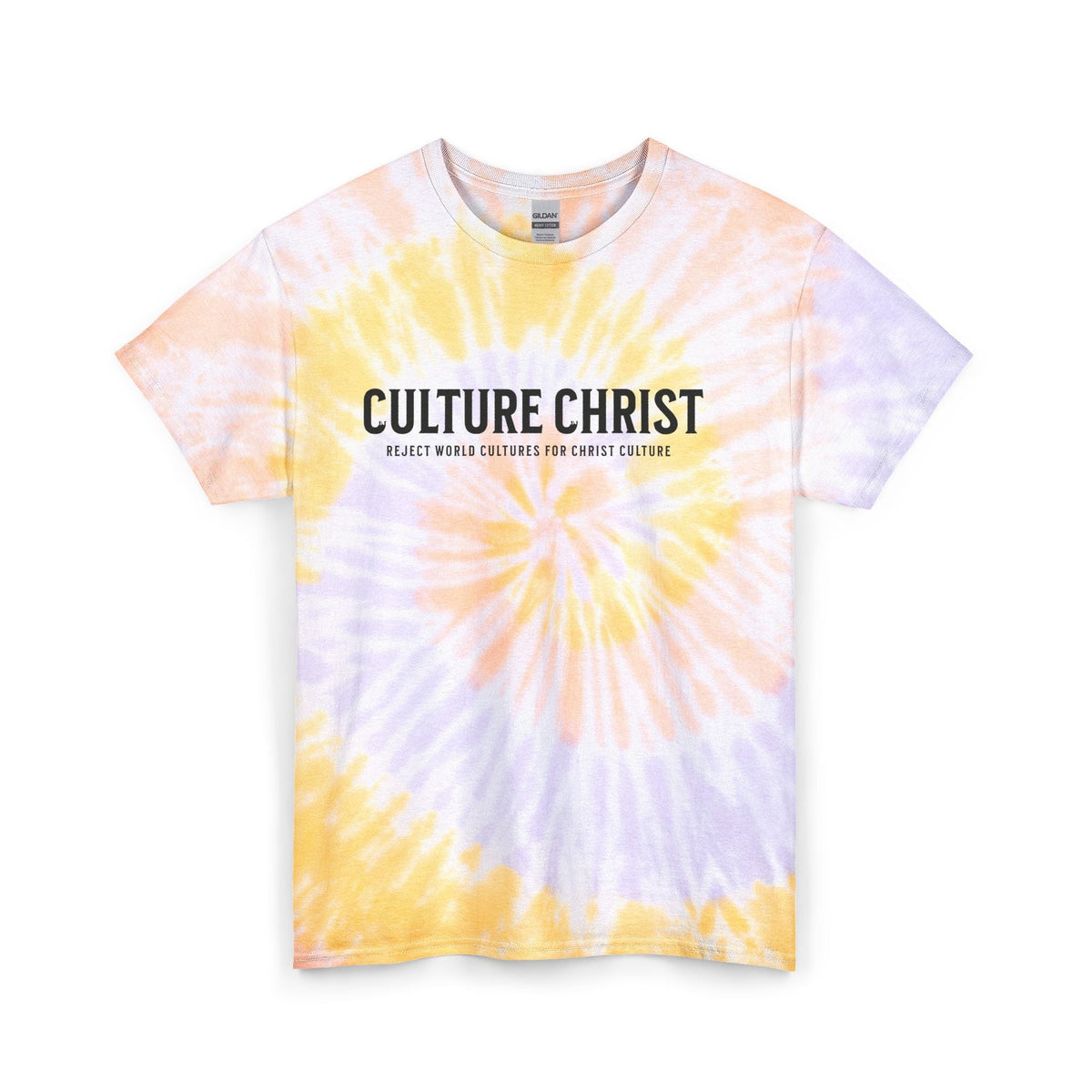 Culture Christ Tie-Dye Tee – Christian Faith Graphic T-Shirt