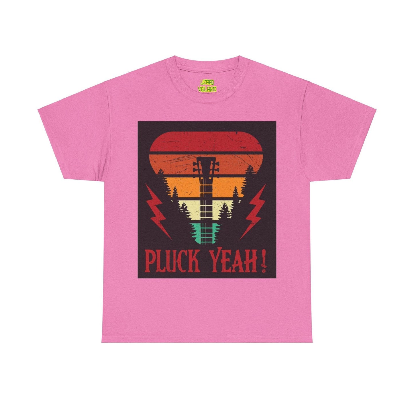 Pluck Yeah! Riff-Ripper Neck Tee – Loud Threads for Louder Licks